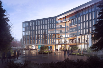 Construction of a 128,000-square-foot building called the “Hub” will connect office and technology workers with employees running Alaska Airlines.
