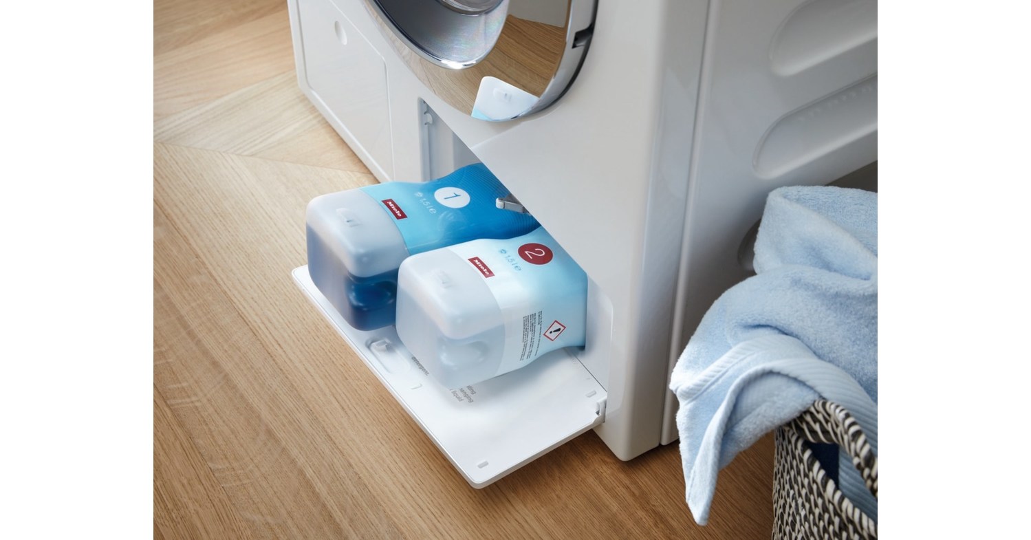 Miele unique automatic dosing solution including proprietary detergent