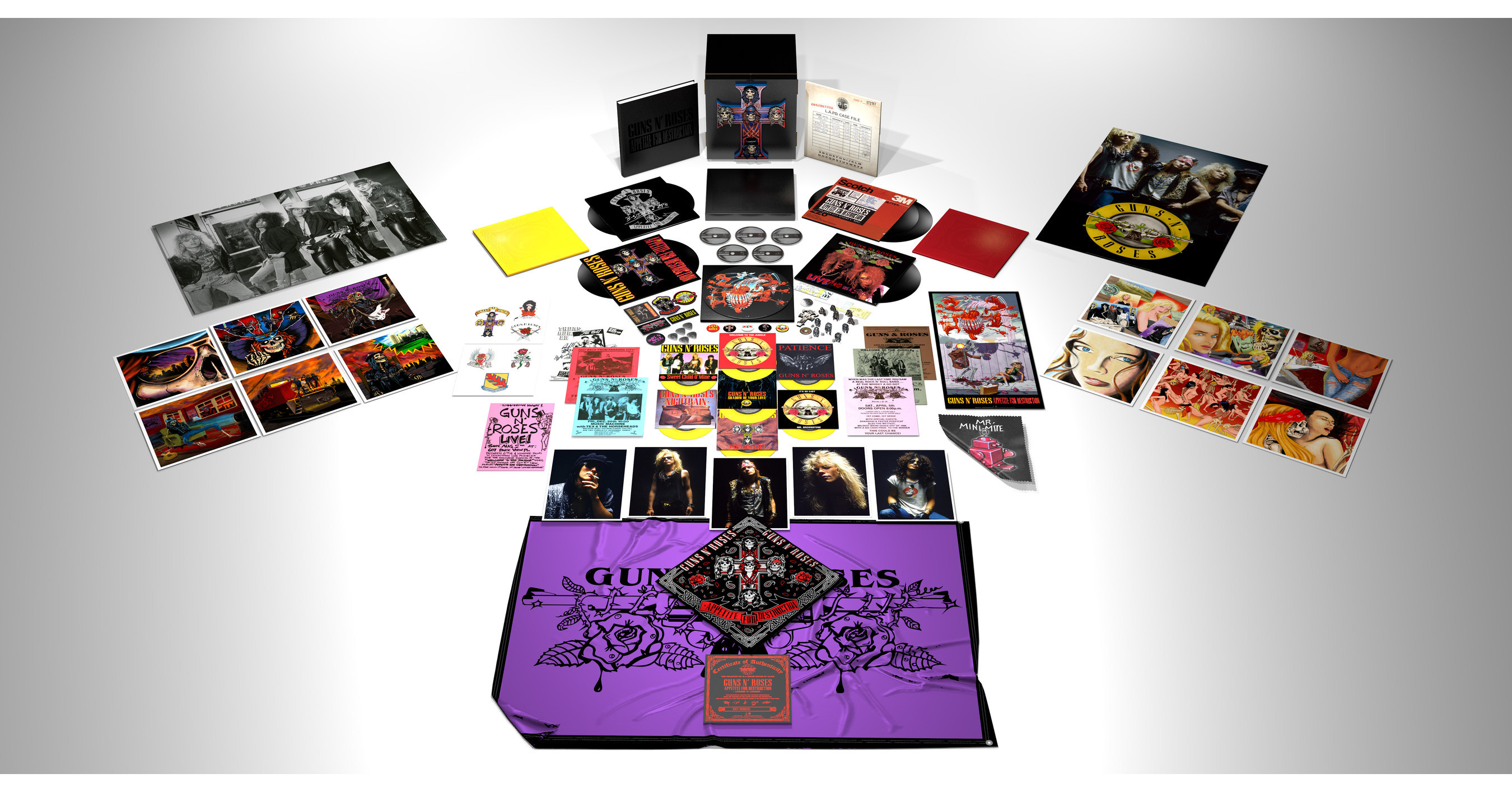 GUNS N' ROSES RARITIES (6CD BOX) COMPACT DISC BOX SET – punk to