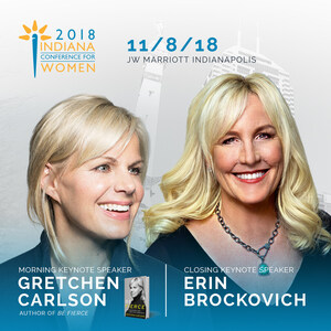Erin Brockovich and Gretchen Carlson to Serve as Keynote Speakers During Indiana Conference for Women