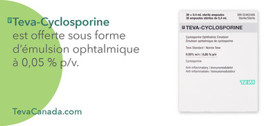 Teva-Cyclosporine(R) (Groupe CNW/Teva Canada Limitée)