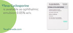 Teva Canada Announces the Launch of Teva-Cyclosporine® Ophthalmic Emulsion, the First Generic Version of Restasis® in Canada for the Treatment of Dry Eye Disease