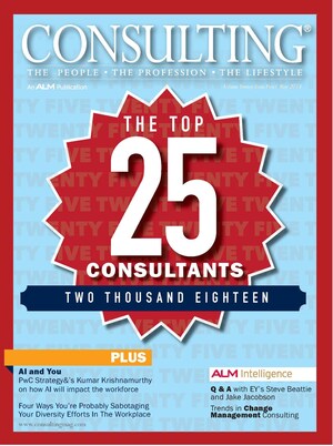 ALM's Consulting® Magazine Unveils Top 25 Consultants for 2018