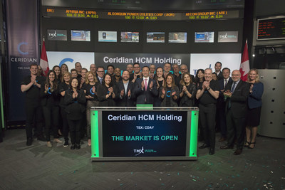 Ceridian HCM Holding Inc. Opens the Market (CNW Group/TMX Group Limited)