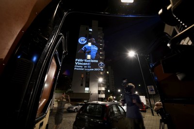 Vincent Kompany: Helihavenlaan 35 tower block in Brussels, Belgium where Vincent grew up (PRNewsfoto/Manchester City)