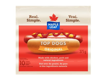 Maple Leaf Original Top Dog (CNW Group/Maple Leaf Foods Inc.)