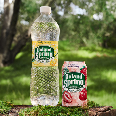 Poland Spring® Brand Sparkling Water comes in 10 great flavors and is made with real spring water, natural flavors and added bubbles with no calories, sugars, sweeteners or colors.