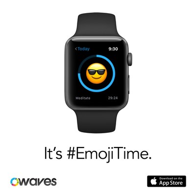 Owaves, one of the most popular apps on the world's #1 selling watch, the Apple Watch, revolutionizes time with emojis. The world's fastest growing iconography helps users plan and track a healthy day.