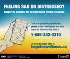 24/7 First Nations and Inuit Hope for Wellness Help Line now available online