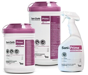 PDI Healthcare Introduces Sani-Cloth® Prime Germicidal Disposable Wipe and Sani-Prime™ Germicidal Spray, Offering Power, Speed and Compatibility