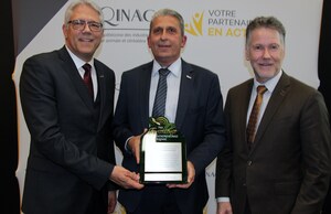L'AQINAC décerne le Prix de l'excellence entrepreneuriale 2018 à M. François Vachon, directeur général de la Meunerie de St-Frédéric inc.