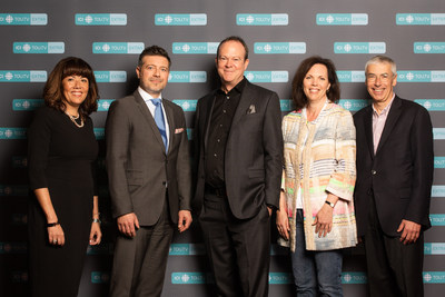 Historical partnership for ICI Tout.tv Extra : as announced today, Radio-Canada, Groupe V Mdia, Bell Mdia, TV5 Qubec Canada and NFB come together on ICI Tou.tv Extra to increasing the supply of French-language programming in the digital TV market in Canada.
 
From left to right : Dany Meloul, Vice-President, Programming, French-Language TV, Bell Media, Dimitri Gourdin, Executive Vice-President, Strategy and Communications, Groupe V Mdia, Michel Bissonnette, Executive Vice-President, French Services, CBC/Radio-Canada, Marie-Philippe Bouchard, President and CEO, TV5 Qubec Canada and Claude Joli-Coeur, President, National Film Board of Canada. (CNW Group/CBC/Radio-Canada)