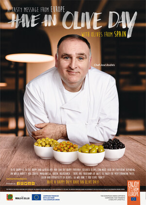 El internacionalmente reconocido chef José Andrés, Olives from Spain y la Unión Europea llevan la campaña "Have an Olive Day" a Chicago