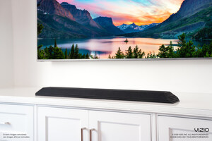 VIZIO Announces Availability of All-New 36" 2.1 Sound Bar with Built-in Dual Subwoofers