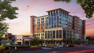 Homewood Suites by Hilton Greenville Downtown Celebrates Topping Off