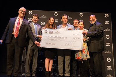 The Ovation and Comcast Stand for the Arts Awards partnership kicked off in Chicago on May 7 with an event at the Broadway Playhouse at Water Tower Place recognizing the work of Collaboraction. Photo credit: Chris McGuire