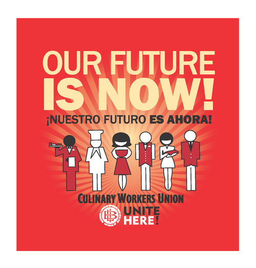 Members of UNITE HERE’s Culinary and Bartenders Unions will hold a strike vote on Tuesday, May 22, 2018 at the Thomas & Mack Center of the University of Nevada-Las Vegas. Union contracts covering 50,000 union workers expire on June 1, 2018 at 34 casino resorts on the Las Vegas Strip and Downtown Las Vegas, including properties operated by MGM Resorts International, Caesars Entertainment Corporation, Penn National, Golden Entertainment, Boyd Gaming, and other companies.