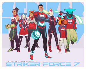 Криштиану Роналду анонсирует новый мультсериал «STRIKER FORCE 7», созданный в сотрудничестве с Graphic India и VMS Communications