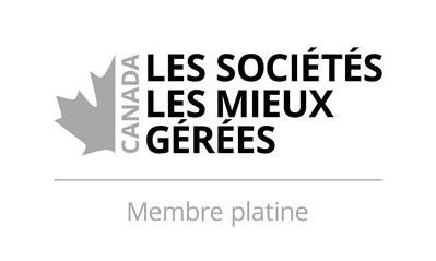 Membre platine - Les sociétés les mieux gérées au Canada (Groupe CNW/Day & Ross Logistique Dédiée)