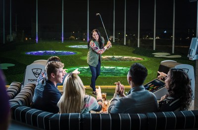 Group enjoys evening outing at Topgolf