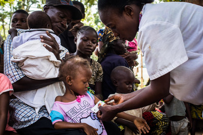  la clinique de sant Saint Martyr lors d'un dpistage de la malnutrition. Kananga, rgion du Kasa, Rpublique dmocratique du Congo (20 janvier 2018). UNICEF/UN0157537/Tremeau (Groupe CNW/UNICEF Canada)