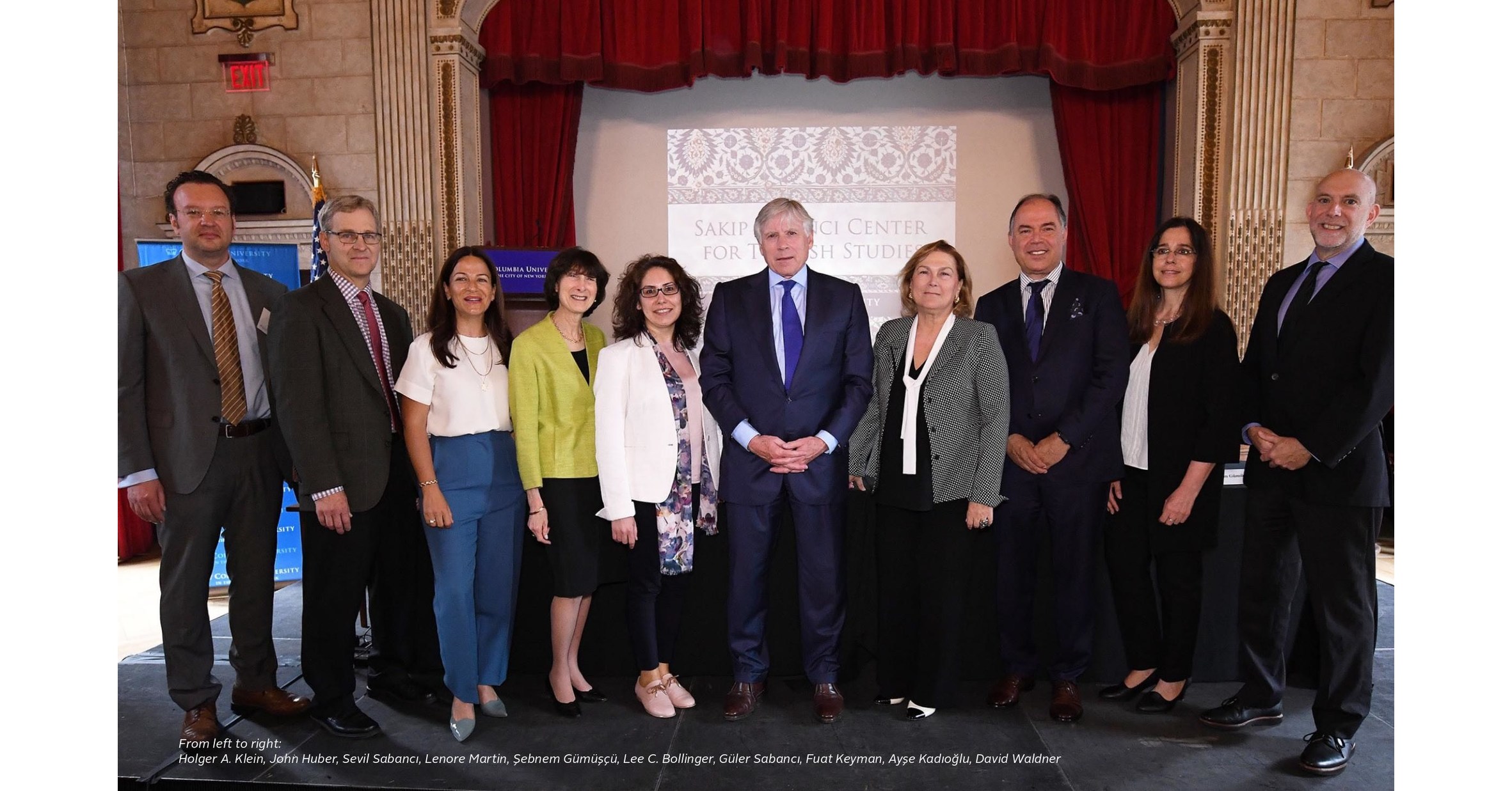 Sakip Sabanci Center For Turkish Studies Inaugurated At Columbia University New York