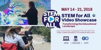 TERC Hosts the 2018 STEM for All Video Showcase, May 14th- 21st funded by the National Science Foundation