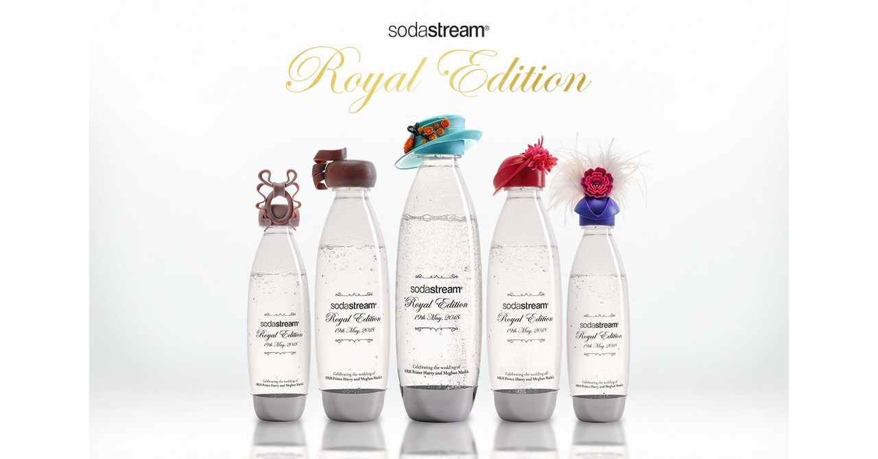 SodaStream presenta sus exclusivas botellas de inspiración real