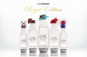 SodaStream tira o chapéu para celebrar o casamento de Sua Alteza Real, o Príncipe Harry, e Meghan Markle com uma edição especial de garrafas com "chapéus" para o casamento real