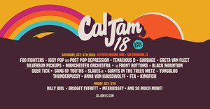 Cal Jam 18 Announces Line-up; Foo Fighters Return As Headliners And Curators Of Cal Jam 18