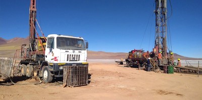A rotary drill to the Hombre Muerto North Lithium project to complement the diamond drill already at site.