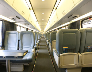 Amtrak Refreshes Interiors of Acela Express Trains