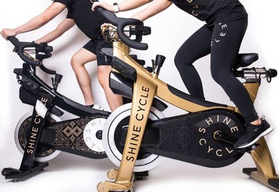 Custom-branded indoor cycles enhance the Shine Cycle brand. (PRNewsfoto/Indoor Cycle Design)
