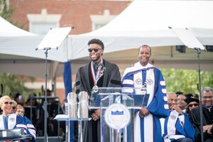 Chadwick Boseman Inspires Graduates During Howard University's 2018 Commencement Ceremony