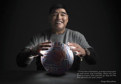 Hublot Ambassador Diego Maradona - Champion advice (PRNewsfoto/Hublot)
