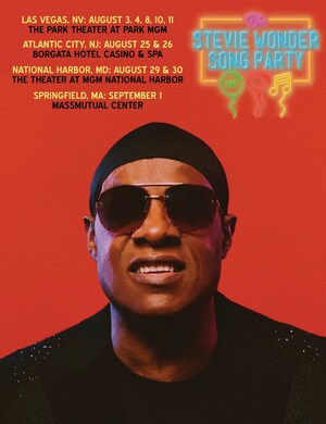 Stevie Wonder Announces "The Stevie Wonder Song Party: A Celebration of Life, Love &amp; Music" Concert Series