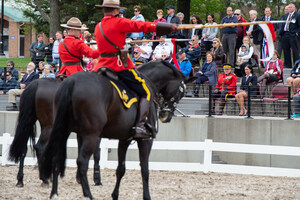 RCMP Commissioner Brenda Lucki launches the 2018 Musical Ride Tour