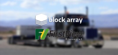 BlockArray and FirstView Financial bring traditional banking and finance onto the blockchain.