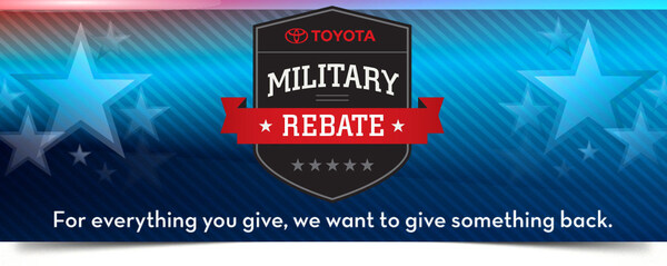 Toyota has a special offer for our troops!