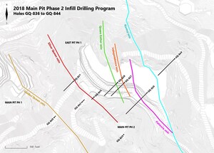 Golden Queen Announces Final Drill Assays from the 2018 Main Pit 2 Infill Drilling Program and April Production Results