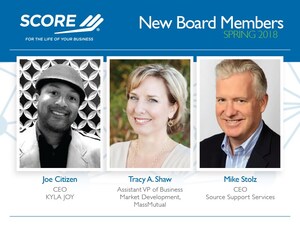 SCORE Announces Three New Members of Board of Directors