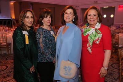 Luncheon Committee Co-Chairs.  From L to R: Sheila Scharfman, Beth Elliott, Virginia Silver and Carole Mallement.  Carole Mallement and Virginia Silver are also members of the Brain & Behavior Research Foundation Board.