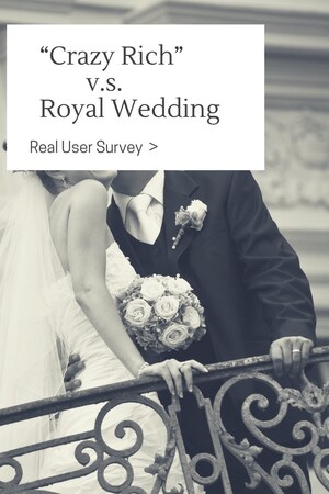 Survey: "Crazy Rich Asian" Wedding Costlier than the Royal Wedding?