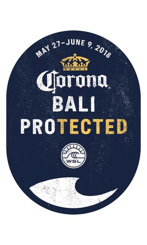 Corona renomeia o Bali Pro da Liga Mundial de Surfe para "Corona Bali Protected" para chamar a atenção para a poluição dos mares pelo plástico