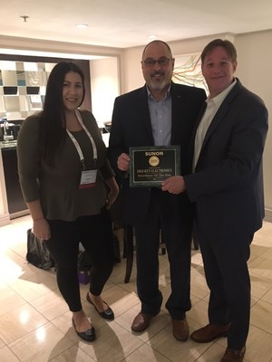 Sunon Presents Digi-Key with Distributor of the Year, 2017 Award