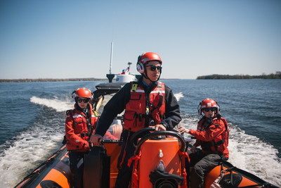 The Canadian Coast Guard's seasonally operated Inshore Rescue Boat stations in Ontario are now in service. These stations are located at Britt and Brebeuf Island (Georgian Bay), Hill Island (St. Lawrence River) Port Lambton (St. Clair River), Thames River (Lake St. Clair) and Long Point (Lake Erie).  Photo courtesy of the Canadian Coast Guard. (CNW Group/Fisheries and Oceans Central & Arctic Region)