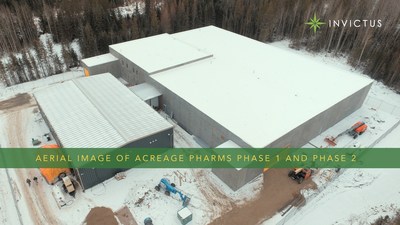 Aerial Image of Acreage Pharms Phase 1 and Phase 2 (CNW Group/Invictus MD Strategies)