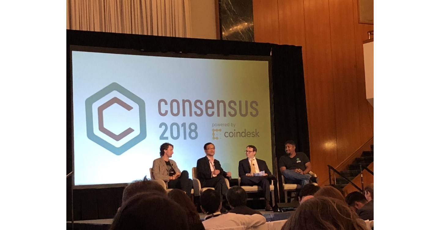 Ken Huang, President of THEKEY, Presented at CoinDesk Consensus 2018 in NYC