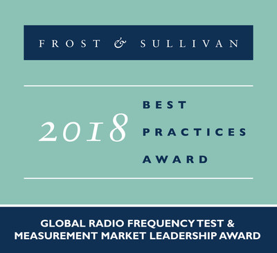 2018 Global Radio Frequency Test & Measurement Market Leadership Award
