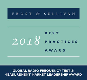 Keysight Technologies Honored by Frost &amp; Sullivan for its Revenue Leadership in the Global RF Test and Measurement Market